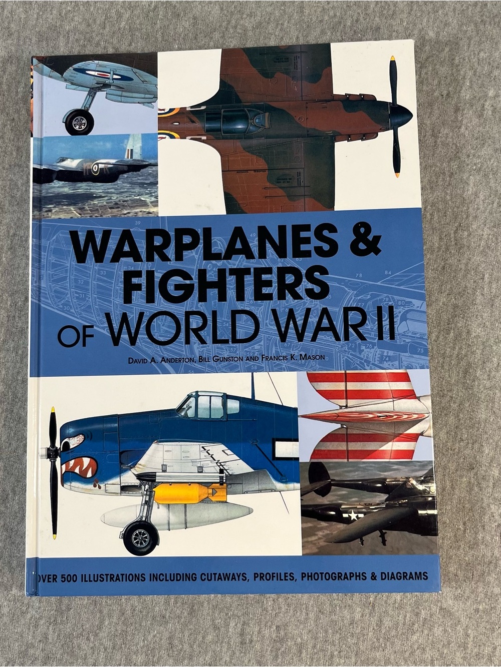 Warplanes & Fighters of World War II - Blue Hardcover